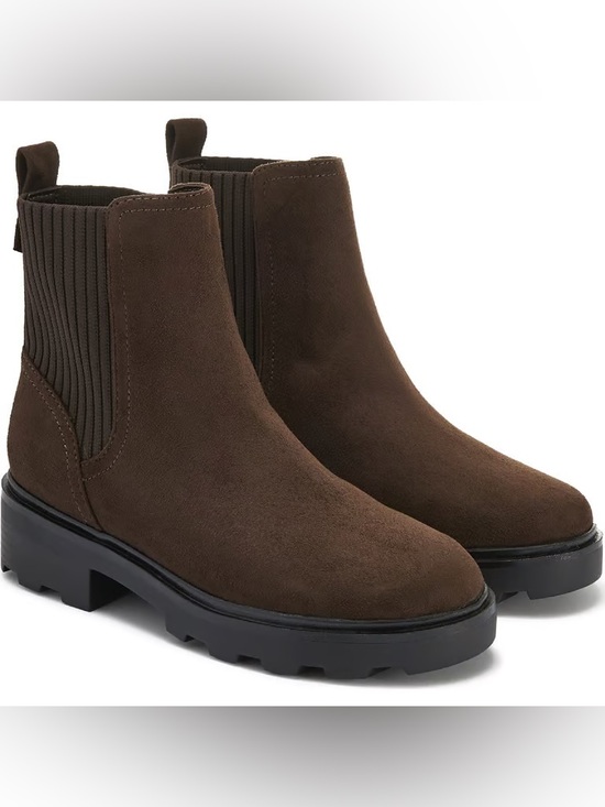 Kensie Shoes - KENSIE Emily Chelsea Boot Dark Brown Round Toe Size 10 NEW
